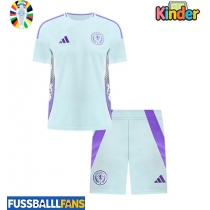 Schottland Auswärts Trikotsatz Kinder EM 2024 Kurzarm (+ Kurze Hosen)